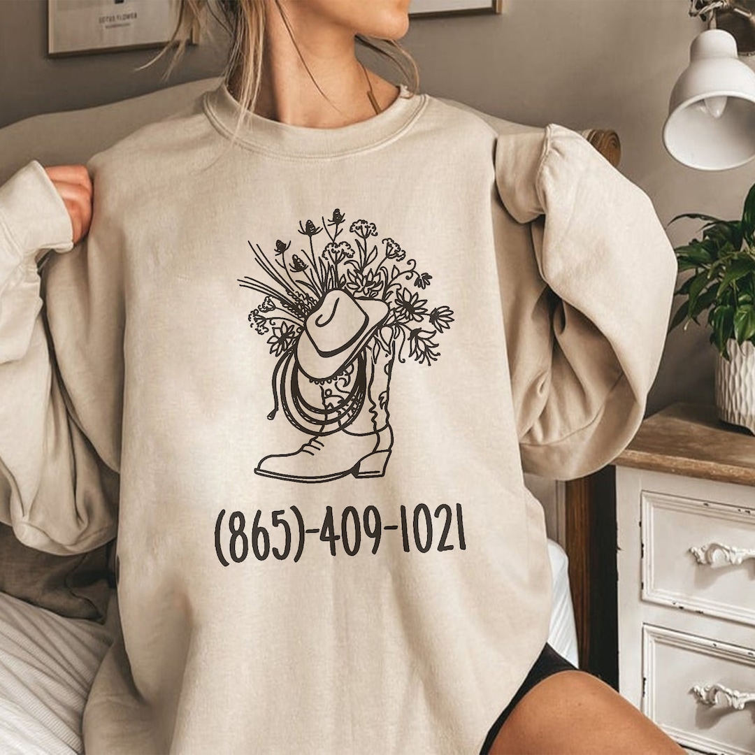 865 409 1021 Sweatshirt, Wallen Sweatshirt, Country Music 865 409 1021 Sweatshirt, Wallen Sweatshirt, Country Music