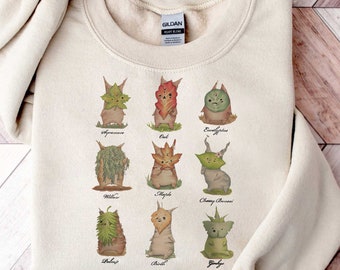 Zelda Korok Sweatshirt, Hylian Shirt, Korok Zelda Plant Shirt, Flora Of Hyrule Shirt, Korok Sweatshirt, Tri Force Shirt, Unisex Clothing