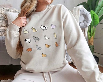 Anime Lover Sweatshirt, Fruit Basket Cat Mouse Anime Sweatshirt, Fruit Basket Cat Mouse Anime Tee, Fruits Basket Sweatshirt, Anime Fan