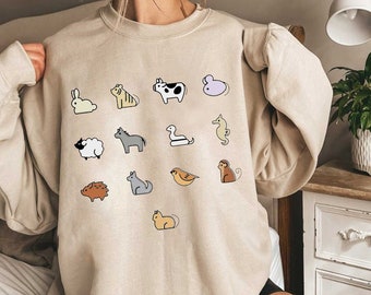 Anime Lover Sweatshirt, Fruit Basket Cat Mouse Anime Sweatshirt, Anime Fan, Fruits Basket Sweatshirt, Fruit Basket Cat Mouse Anime Tee