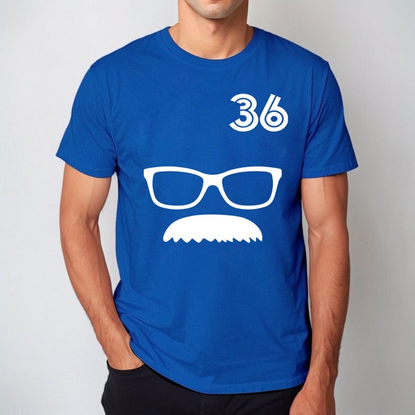36 Davis Schneider Glasses Moustache T-Shirt, Davis Schneider Legend T-Shirt, Jays Rookie Shirt, Toronto Baseball Tee, Gameface Shirt
