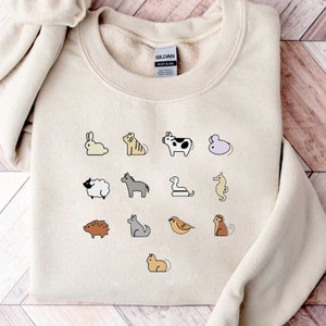 Cat & Rat Zodiac Sweatshirt, Anime Lover Sweatshirt, Shoujo Zodiac Crewneck, Cosplay-Inspired Anime Gift, Unisex Anime Fan Sweater