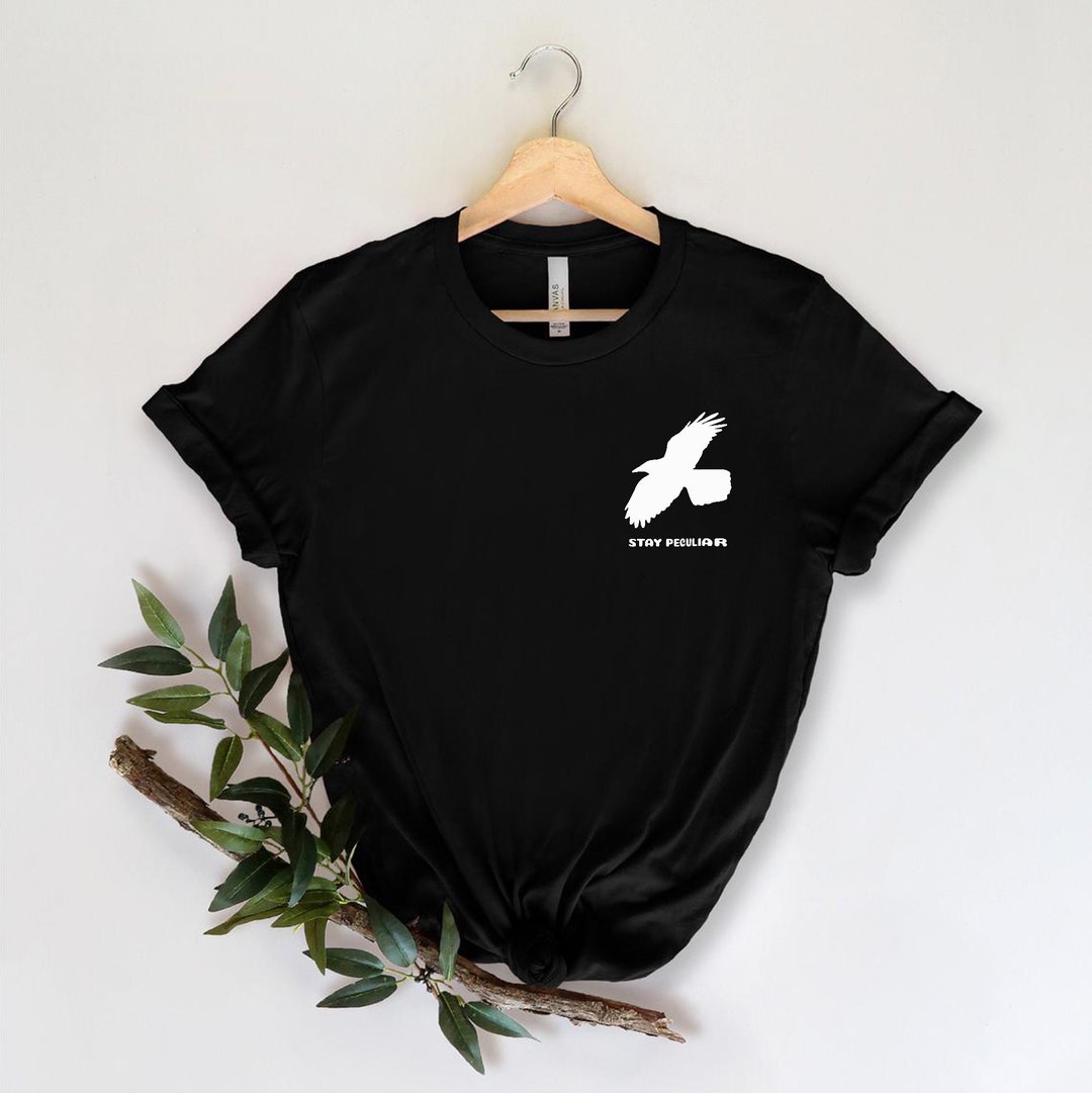 Women's T-Shirts [Out of Print] Ransom Riggs / Miss Peregrine's  for Peculiar Children Scoop Neck Tee (Black) (Womens) Miss Peregrine Shirt, Bookish Shirt, Ransom Riggs, Miss