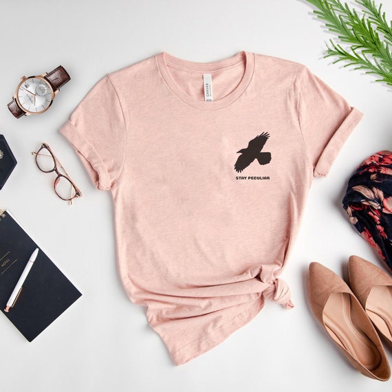 Women's T-Shirts [Out of Print] Ransom Riggs / Miss Peregrine's  for Peculiar Children Scoop Neck Tee (Black) (Womens) Miss Peregrine Shirt, Bookish Shirt, Ransom Riggs, Miss