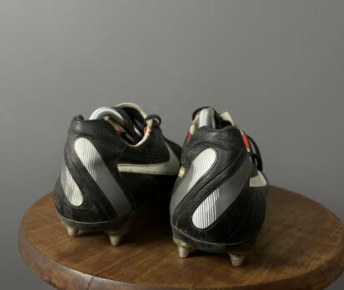 Nike Tempo Retro Soccer Boots Football Predator Black Red Size Etsy