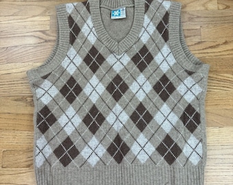 Vintage Norsewear Sweater Vest Mens Sz XL 100% Wool New Zealand