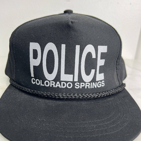 Vintage Police Colorado Springs Trucker Hat Cap R… - image 2