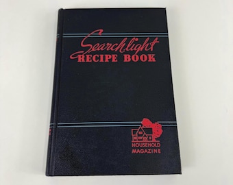 Libro de recetas vintage Searchlight, 1946, 20.ª edición / Revista para el hogar / Libro de cocina