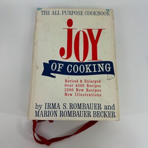 Radość gotowania Irma S Rombauer Marion Rombauer-Becker 1971 HC DJ Cook Book