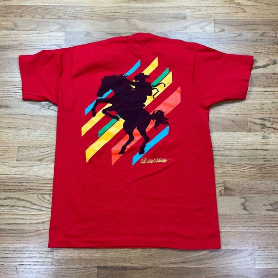 Vintage Marlboro Wild West Collection Cowboy Pocket Shirt Single