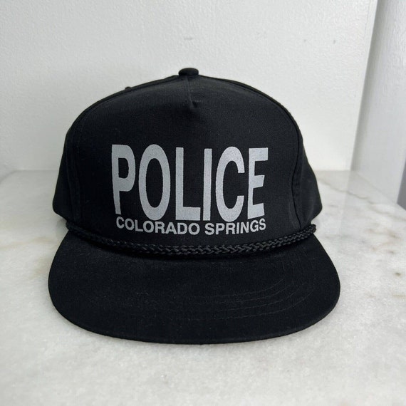 Vintage Police Colorado Springs Trucker Hat Cap R… - image 1