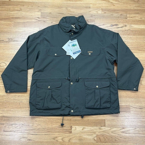 Vintage NWT Hodgman Green Field Jacket Sz XL Waterproof Horcotex