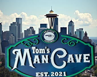 Seattle Seahawks Man Cave Sign