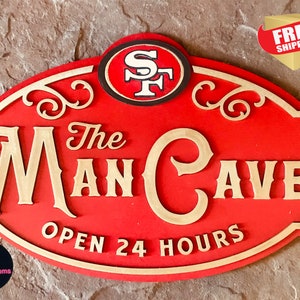 San Francisco 49ers Man Cave Sign
