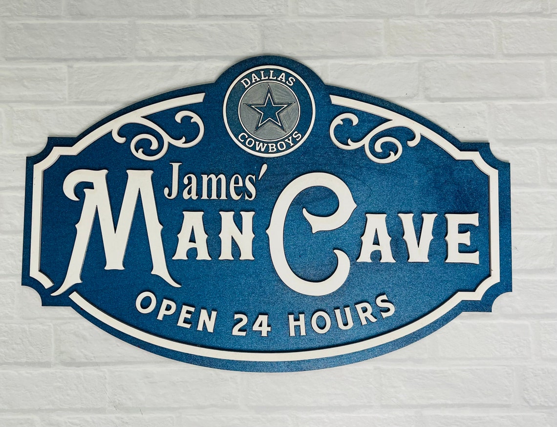 Dallas Cowboys Man Cave Sign - Etsy