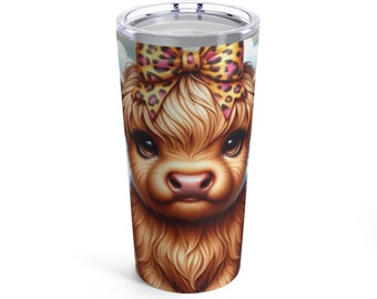 Highland Cow Tumbler 20oz