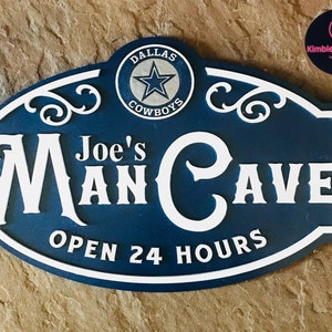 17x27” extra large man cave sign -ANY TEAM