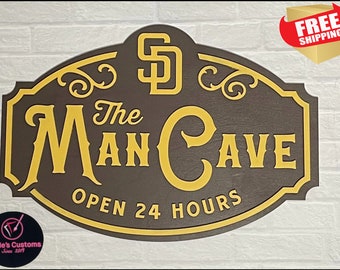 San Diego Padres Man Cave Sign