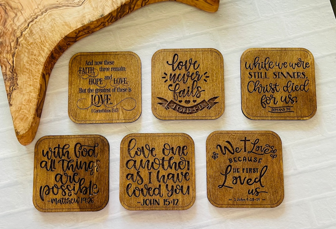 Inspirational Coasters Etsy