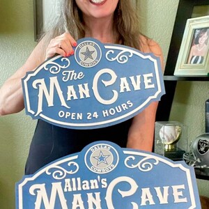 Dallas Cowboys Man Cave Sign - Etsy
