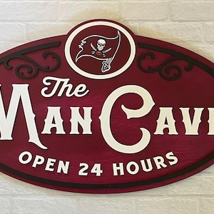 Tampa Bay Buccaneers Man Cave Sign