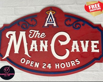 Angels Man Cave Sign