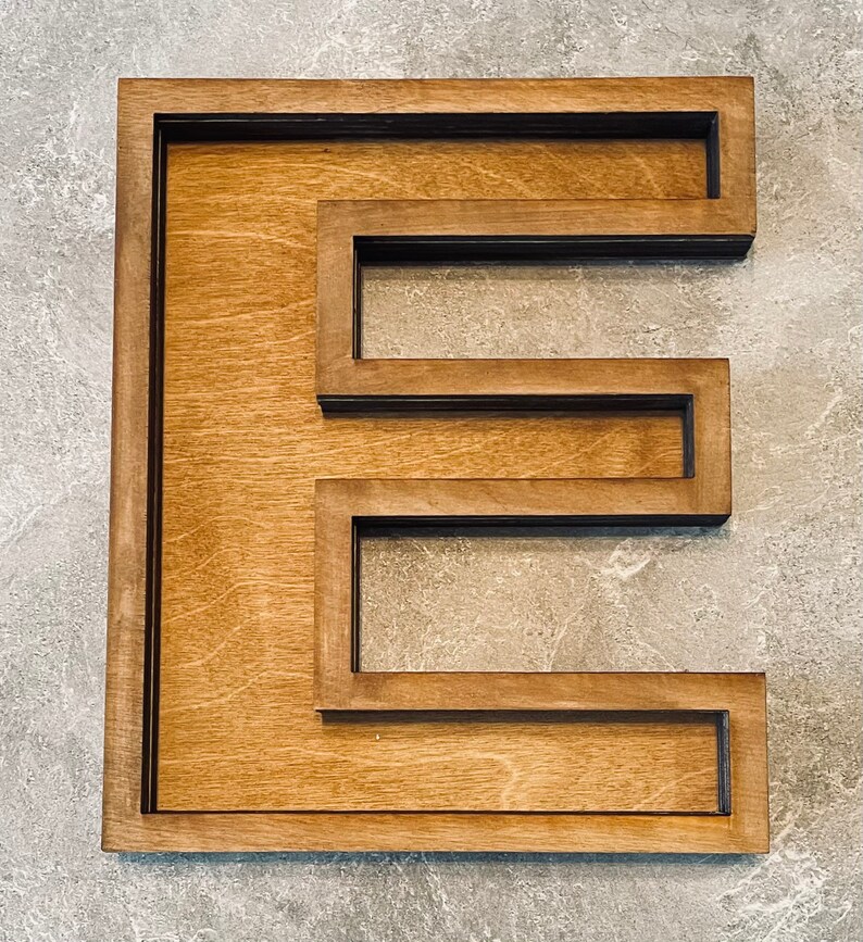 Fillable Wood Letters - Etsy