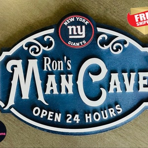 New York Giants Man Cave Sign