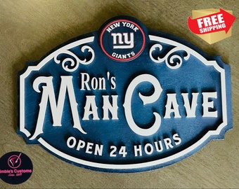 New York Giants Man Cave Sign