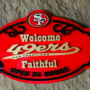 San Francisco 49ers Man Cave Sign - Etsy
