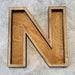 Fillable Wood Letters - Etsy