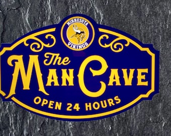 Minnesota Vikings Man Cave Sign