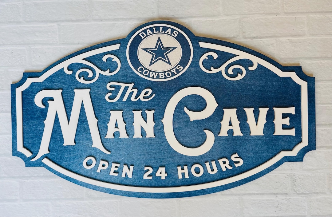 Dallas Cowboys Man Cave Sign - Etsy