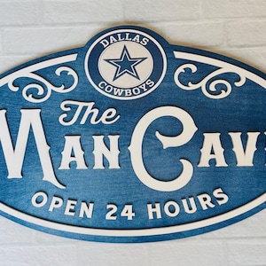 Dallas Cowboys Man Cave Sign