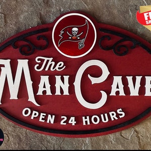 Tampa Bay Buccaneers Man Cave Sign