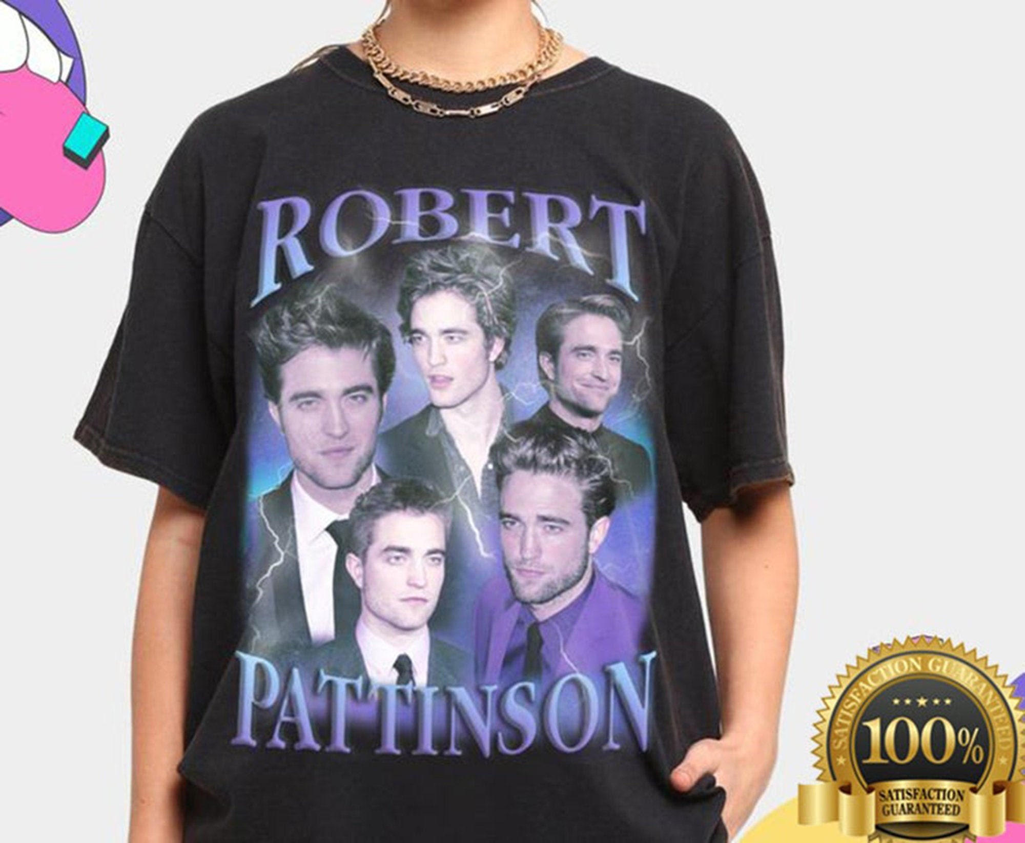 Robert Pattinson TShirt Edward Cullens Retro Casual Unisex Etsy