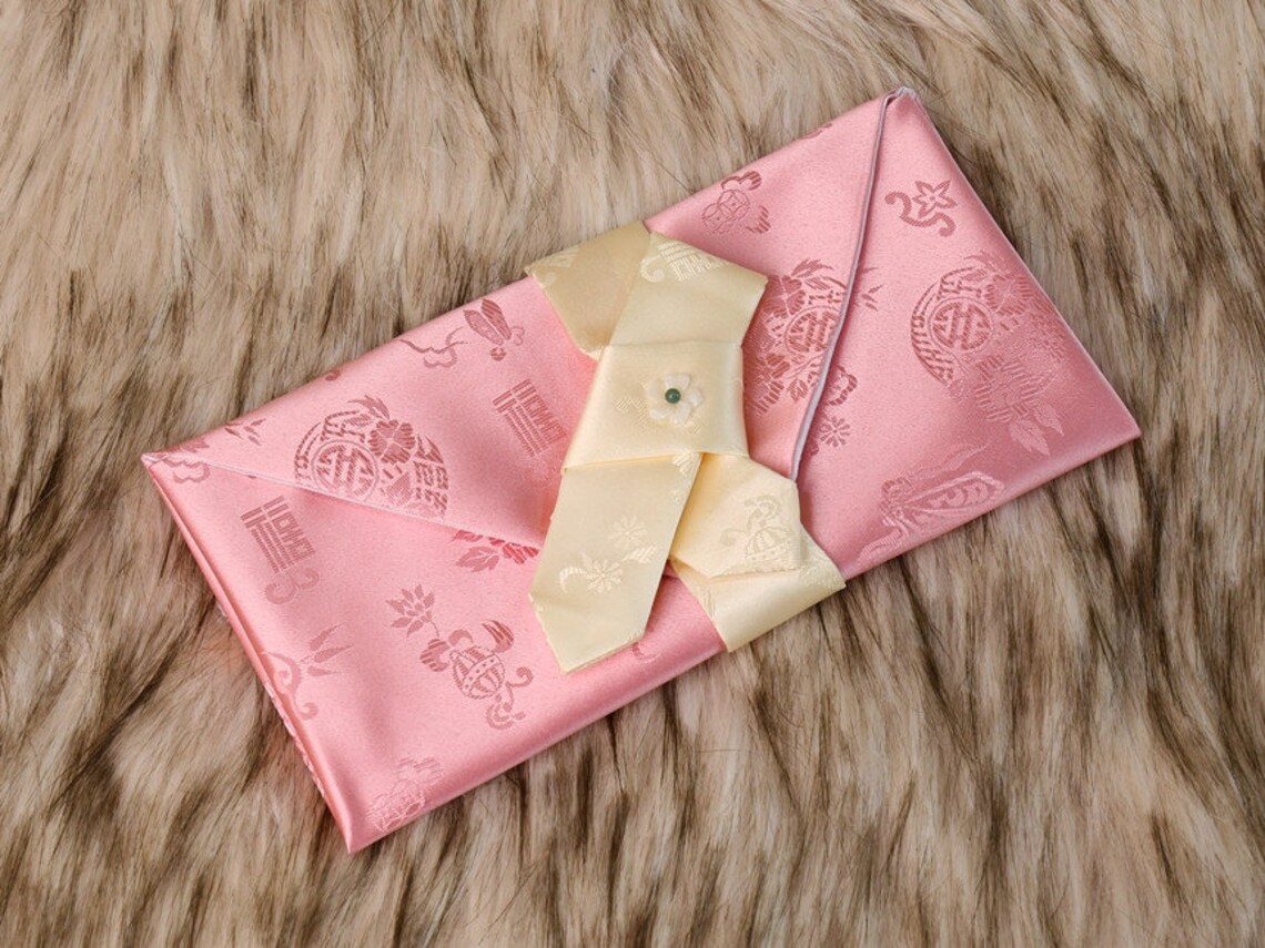Cloud Crane Silk Korean Money Envelope 14 Colors Bojagi Etsy