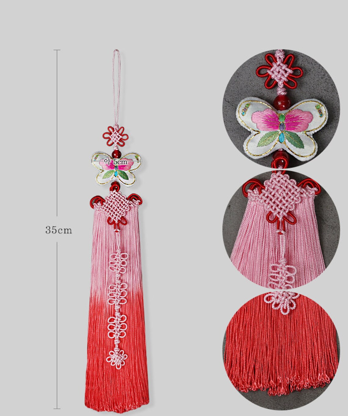 Beautiful Butterfly Norigae 6 Colors Traditional Korean Etsy