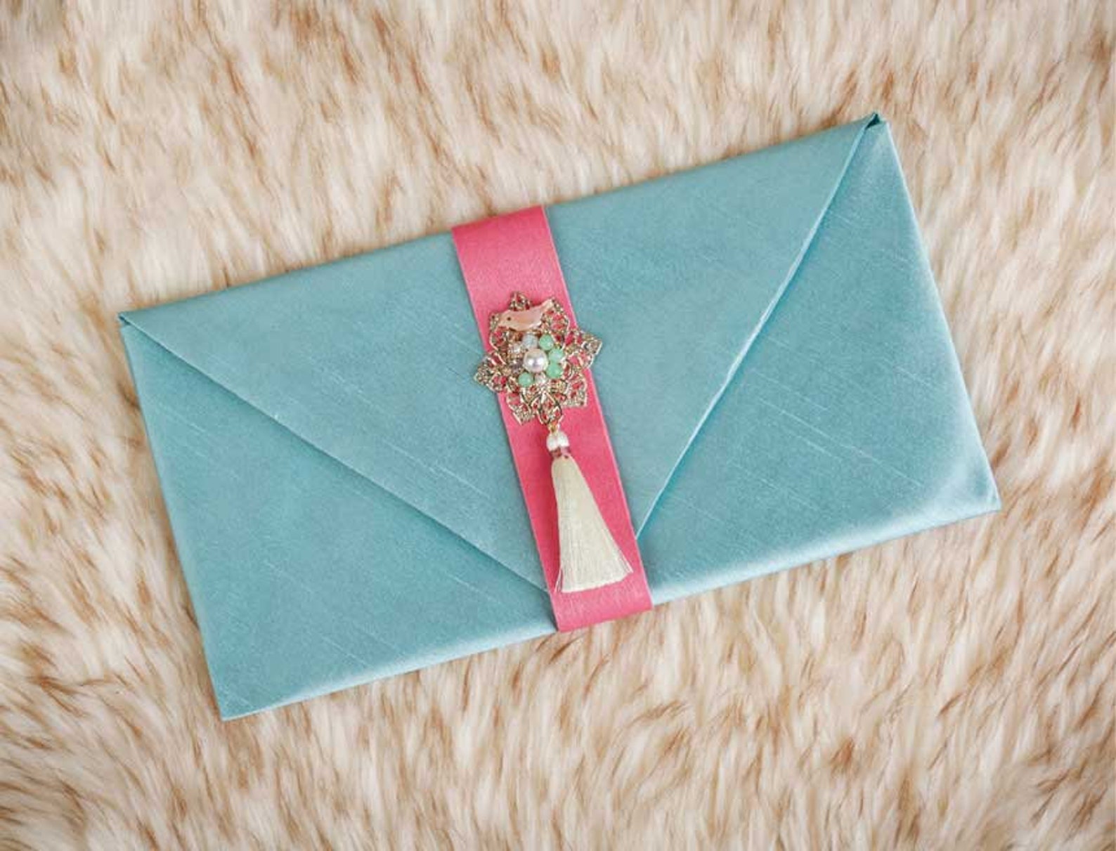 Tassel & Ornament Korean Money Envelope 10 Colors Bojagi Etsy