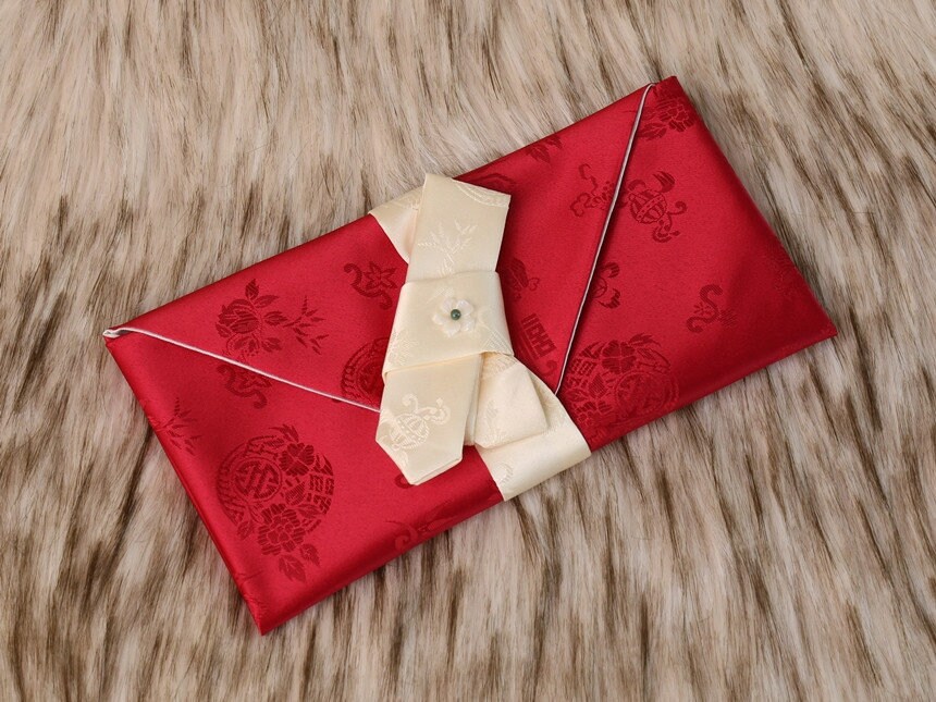 Cloud Crane Silk Korean Money Envelope 14 Colors Bojagi Etsy