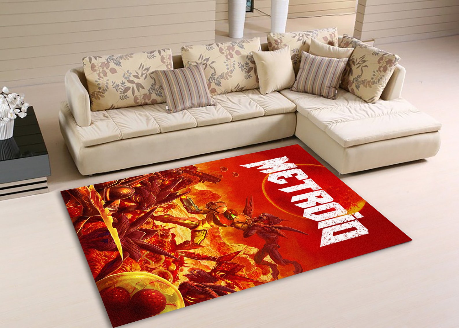 Super Metroid Gaming Rug Classic Gaming Video Game Carpet Etsy