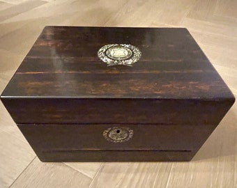 Antique 19th Century Rosewood Coromandel Vanity Box