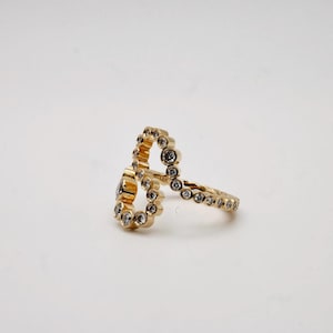The 18K Alphabet Embrace Ring (Q-X) image 3