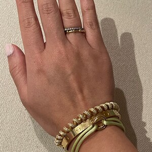 Fusilli Rotini Spiral Gold Moissanite Bangle Bracelet - Etsy