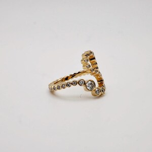 The 18K Alphabet Embrace Ring (Q-X) image 2
