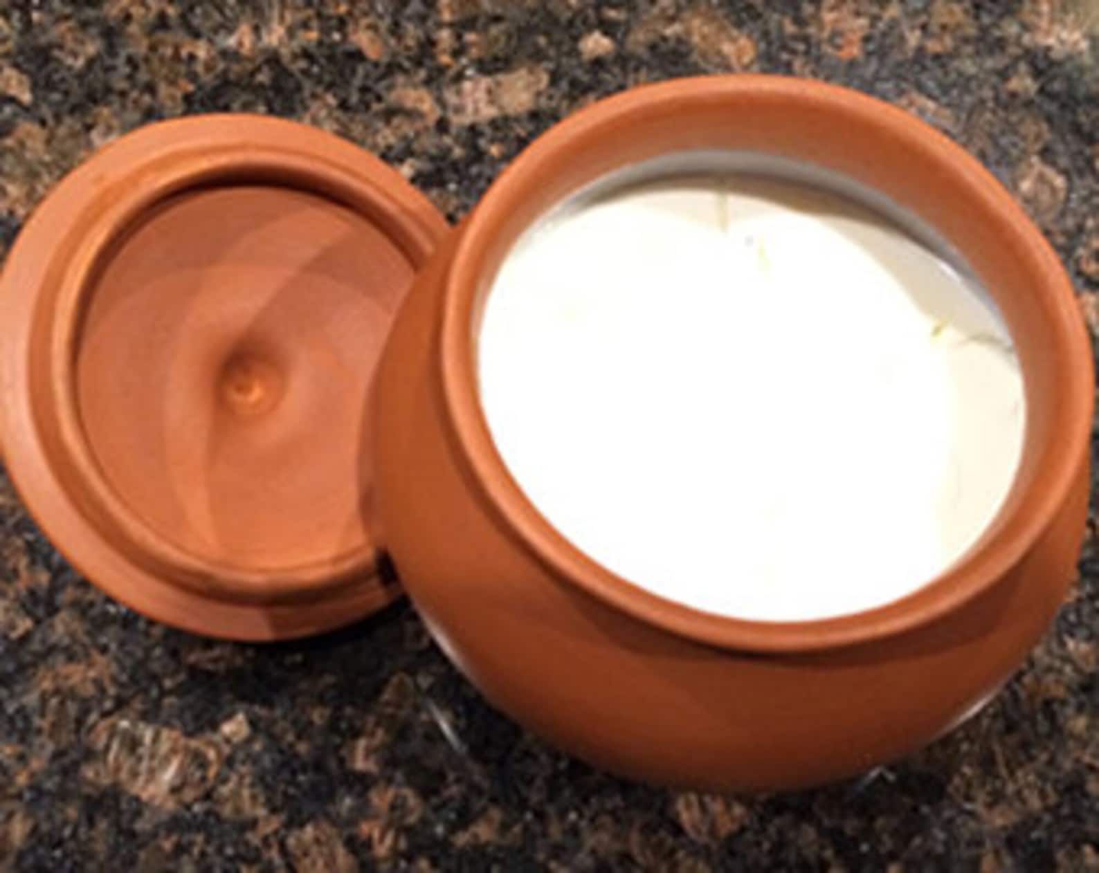 South Indian clay Milk Pot/ Natural Handmade Clay Milk Pot/ Etsy