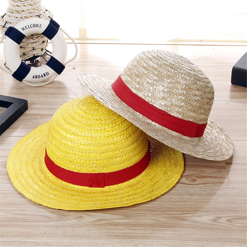 Children straw hat Luffy straw hat is suitable for role Etsy