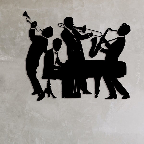 Jazz Metal Wall Art Etsy