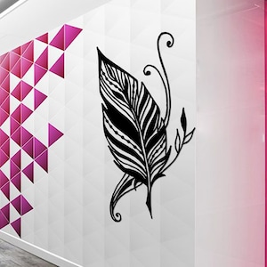 Leaf Metal Wall Art | Metal Wall Decor | Home Office Living Room Decor | Housewarming Gift | Wall Hangings | Outdoor Metal Wall Decor