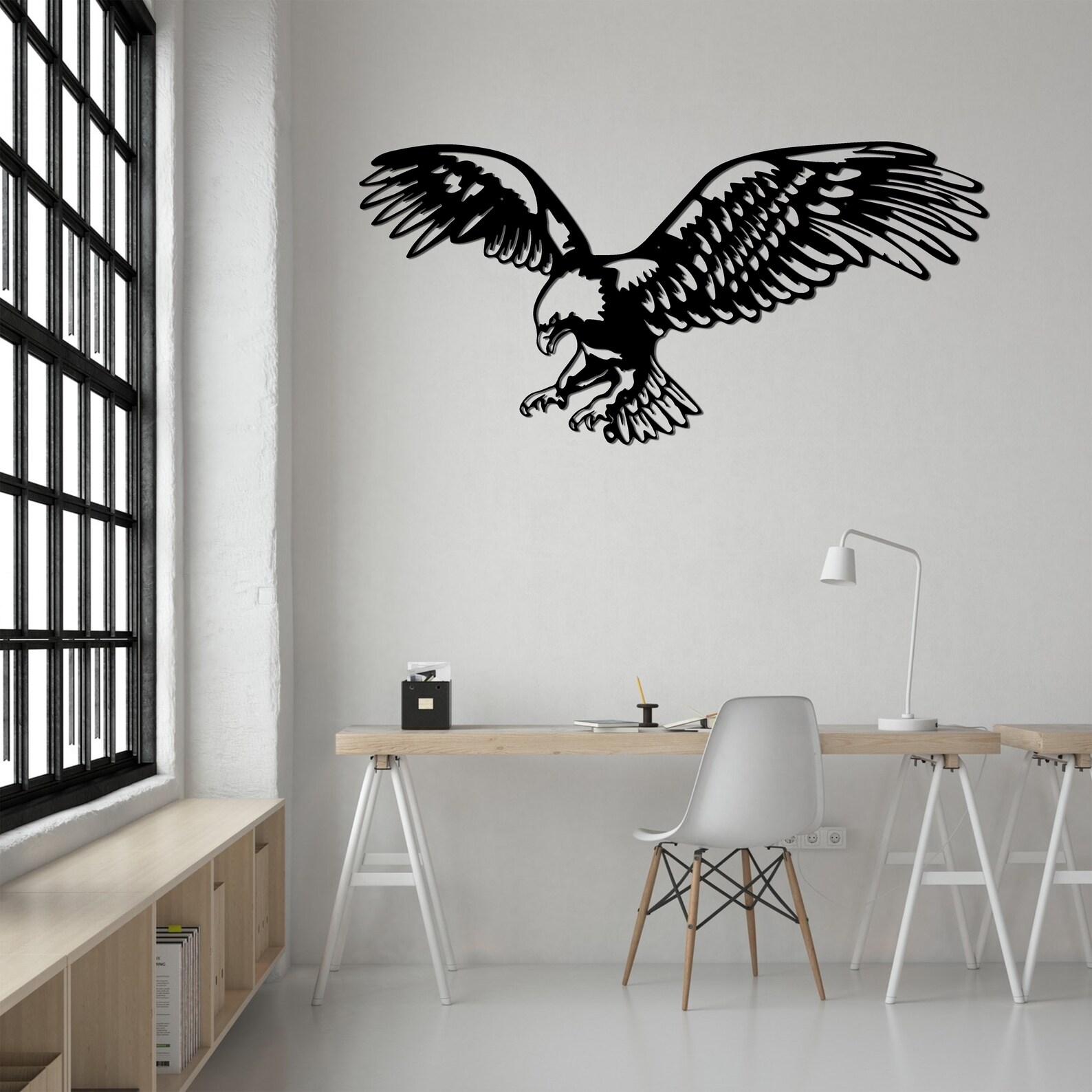 Large Eagle Metal Wall Art Eagle Wall Decor Metal Wall Etsy Canada